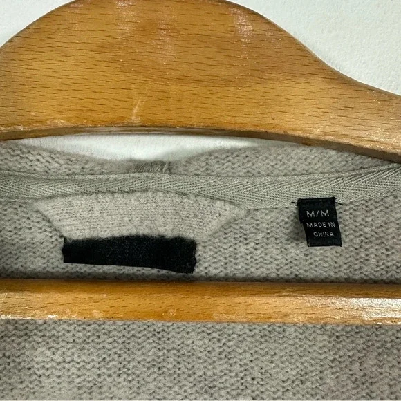 ATM Anthony Thomas Melillo Gray Long Sleeve Long Line Wool Duster Cardigan - Picture 4 of 9